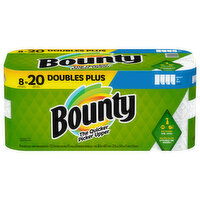 Bounty Paper Towels, 8 Rolls, White, 2-Ply - 8 Each 