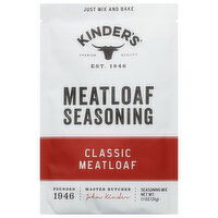 Kinder's Seasoning Mix, Classic Meatloaf - 1.1 Ounce 