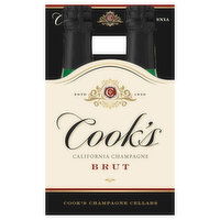 Cook's Champagne, California, Brut - 4 Each 