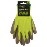 AWP Work Gloves, Honeycomb Latex, L - 1 Each 