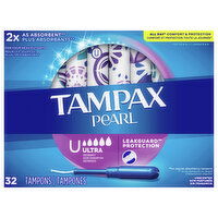 Tampax Tampons, Unscented, Ultra - 32 Each 