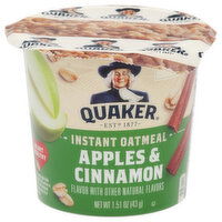 Quaker Instant Oatmeal, Apples & Cinnamon - 1.51 Ounce 