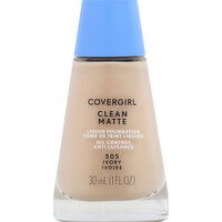 CoverGirl Liquid Makeup, Oil Control, Ivory 505