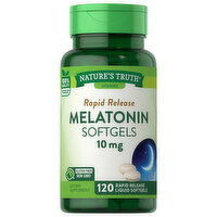 Nature's Truth Melatonin, Rapid Release, 10 mg, Softgels - 120 Each 