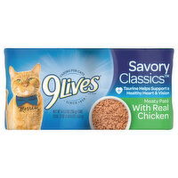 9Lives Cat Food, with Real Chicken, Meaty Pate