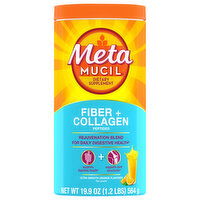 Metamucil Fiber + Collagen Peptides, Ultra Smooth Orange Flavored