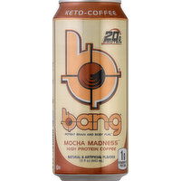 bang Coffee, High Protein, Mocha Madness - 15 Ounce 