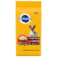 Pedigree Food for Dogs, Complete Nutrition, Grilled Steak & Vegetable Flavor, Small Dog, Adult - 56 Ounce 