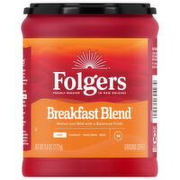 Folgers Coffee, Ground, Mild, Breakfast Blend - 9.6 Ounce 