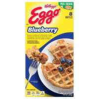 Eggo Waffles, Blueberry - 8 Each 