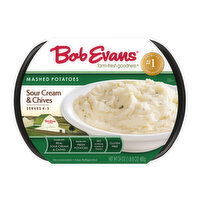 Bob Evans Mashed Potatoes, Sour Cream & Chives - 24 Ounce 