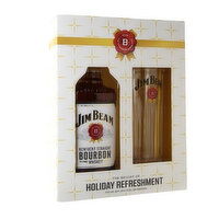 Jim Beam Aged 4 Years White Label Kentucky Straight Bourbon Whiskey, 750 ml - 750 Milliliter