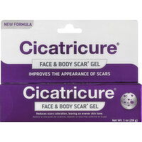 Cicatricure Scar Gel, Face & Body - 1 Ounce 