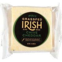 McCall's Cheese, Chive Cheddar, Irish, Grassfed - 7 Ounce 