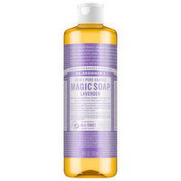 Dr. Bronner's Magic Soap, Pure-Castile, 18-in-1, Lavender - 16 Fluid ounce 