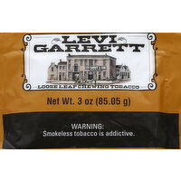 Levi Garrett Chewing Tobacco, Loose Leaf - 3 Ounce 