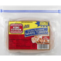 King Cotton Turkey, White, Oven Roasted, Deli Style, Family Size - 22 Ounce 