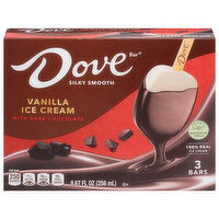 Dove Ice Cream, Vanilla - 3 Each 