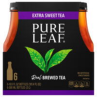 Pure Leaf Tea, Brewed, Real, Extra Sweet - 6 Each 