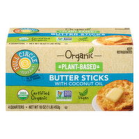 Full Circle Market Butter Sticks with Coconut Oil, Plant-Based - 4 Each 