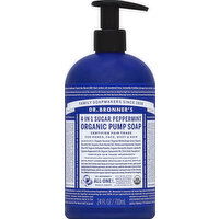 Dr. Bronner's Pump Soap, Organic, 4-In-1 Sugar Peppermint