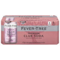 Fever-Tree Club Soda, Premium - 8 Each 