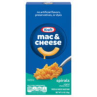 Kraft Mac & Cheese, Original Cheese Flavor, Spirals - 5.5 Ounce 