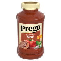 Prego Italian Sauce, Flavored with Meat, Family Size - 45 Ounce 