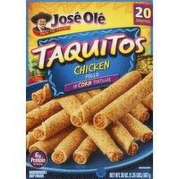 Jose Ole Taquitos, in Corn Tortillas, Chicken - 20 Each 