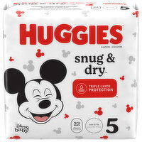 Huggies Diapers, Disney Baby, 5 (Over 27 lb)