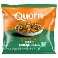 Quorn Meatless Chiqin Pieces, Diced - 12 Ounce 