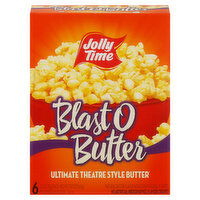 Jolly Time Jolly Time Microwave Popcorn, Ultimate Theatre Style Butter, Blast O Butter, 6 Each 