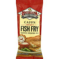 Louisiana Fish Fry Products Seafood Breading Mix, Fish Fry, Cajun, Crispy - 10 Ounce 