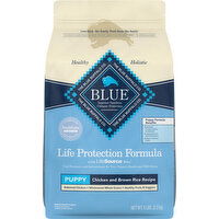 Blue Buffalo Food for Puppies, Chicken and Brown Rice Recipe, Puppy