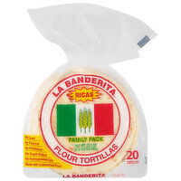 La Banderita Flour Tortillas, Family Pack