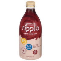 Ripple Milk, Plant-Based, Dairy-Free, Chocolate - 48 Fluid ounce 