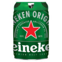 Heineken Beer, Premium Malt Lager, Original - 1.32 Gallon 