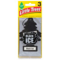 Little Trees Air Fresheners, Black Ice - 3 Each 