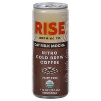 Rise Brewing Co. Coffee, Oat Milk Mocha, Cold Brew, Nitro - 7 Fluid ounce 