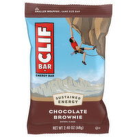 CLIF CLIF BAR - Chocolate Brownie Flavor - Made with Organic Oats - 10g Protein - Non-GMO - Plant Based - Energy Bar - 2.4 oz. - 8.64 Ounce 