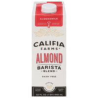 Califia Farms Almondmilk, Barista Blend - 32 Fluid ounce 