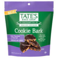 TATE'S Tate's Bake Shop Cookie Bark, Chocolate Chip Cookies with Dark Chocolate and Sea Salt, 5 oz - 5.01 Ounce 