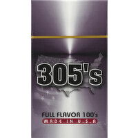 305s Cigarettes, Full Flavor, 100's