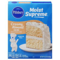 Pillsbury Cake Mix, Creamy Almond - 15.25 Ounce 