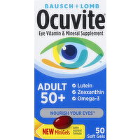 Ocuvite Eye Vitamin, Adult 50+, Softgels - 50 Each 