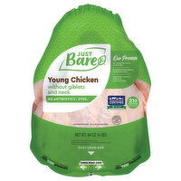 Just Bare Young Chicken without Giblets and Neck - 64 Ounce