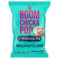 Angie's Boomchickapop Kettle Corn, Drizzled, Cinnamon Roll Flavored - 4.5 Ounce 