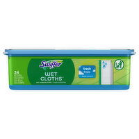 Swiffer Wet Cloths, Fresh Scent - 24 Each 