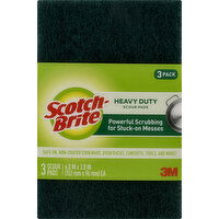 Scotch Brite Scour Pads, Heavy Duty, 3 Pack