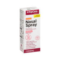 Topcare Nasal Decongestant Oxymetazoline Hcl 0.05% No Drip Nasal Spray, Original - 1 Fluid ounce 